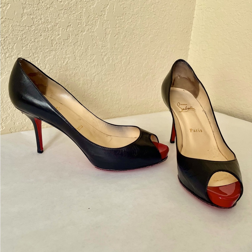 Christian Louboutin  Mater Claude open toe heels